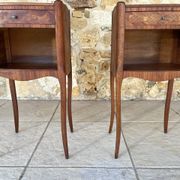 Paire de chevets , Style Louis XV en Palissandre