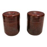 Ceramic salt and pepper set by Danske Desiree, 1970s.