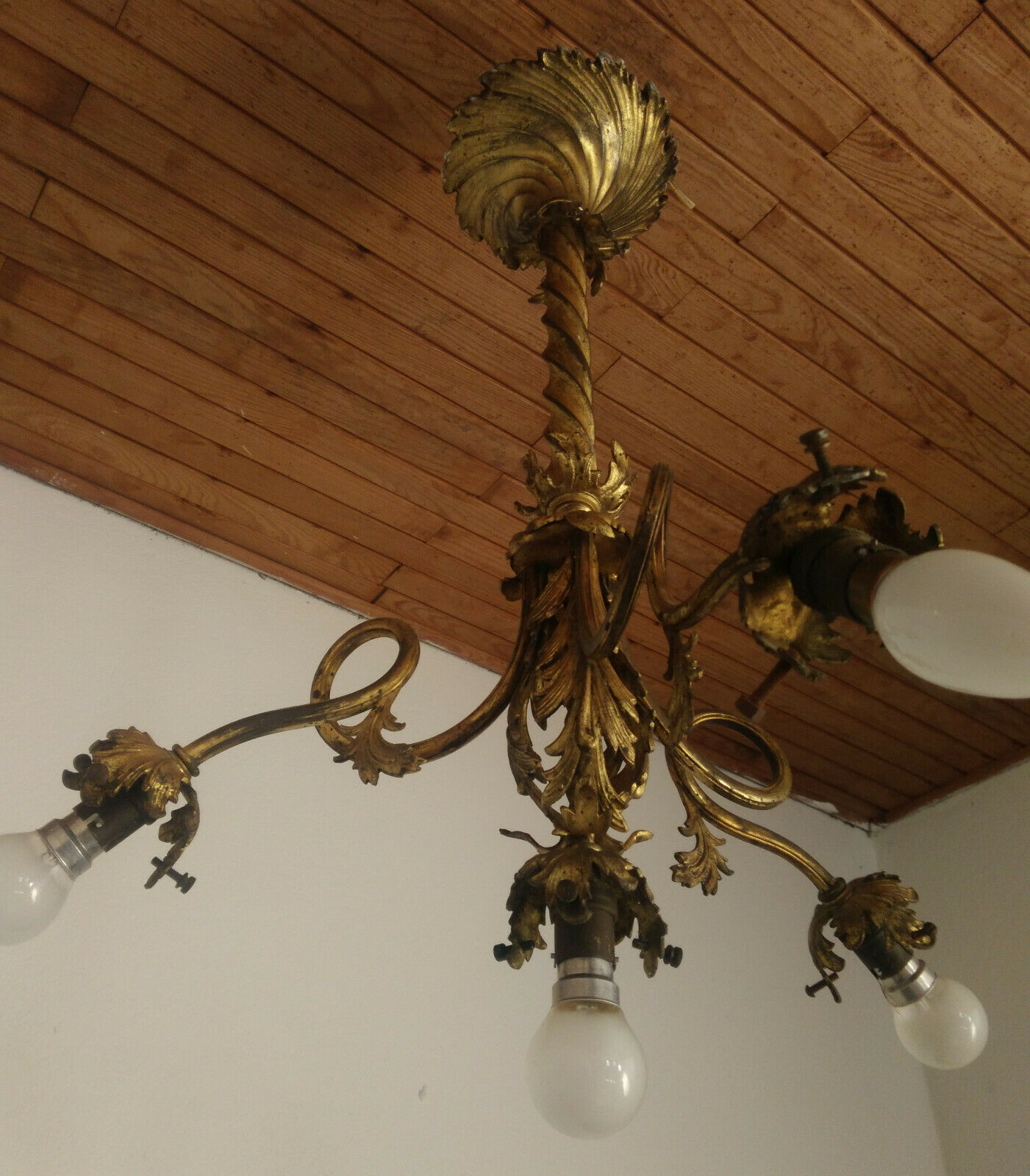 Bronze chandelier 1900