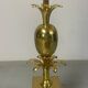 Exceptional French Hollywood Regency Brass Floor Lamp
