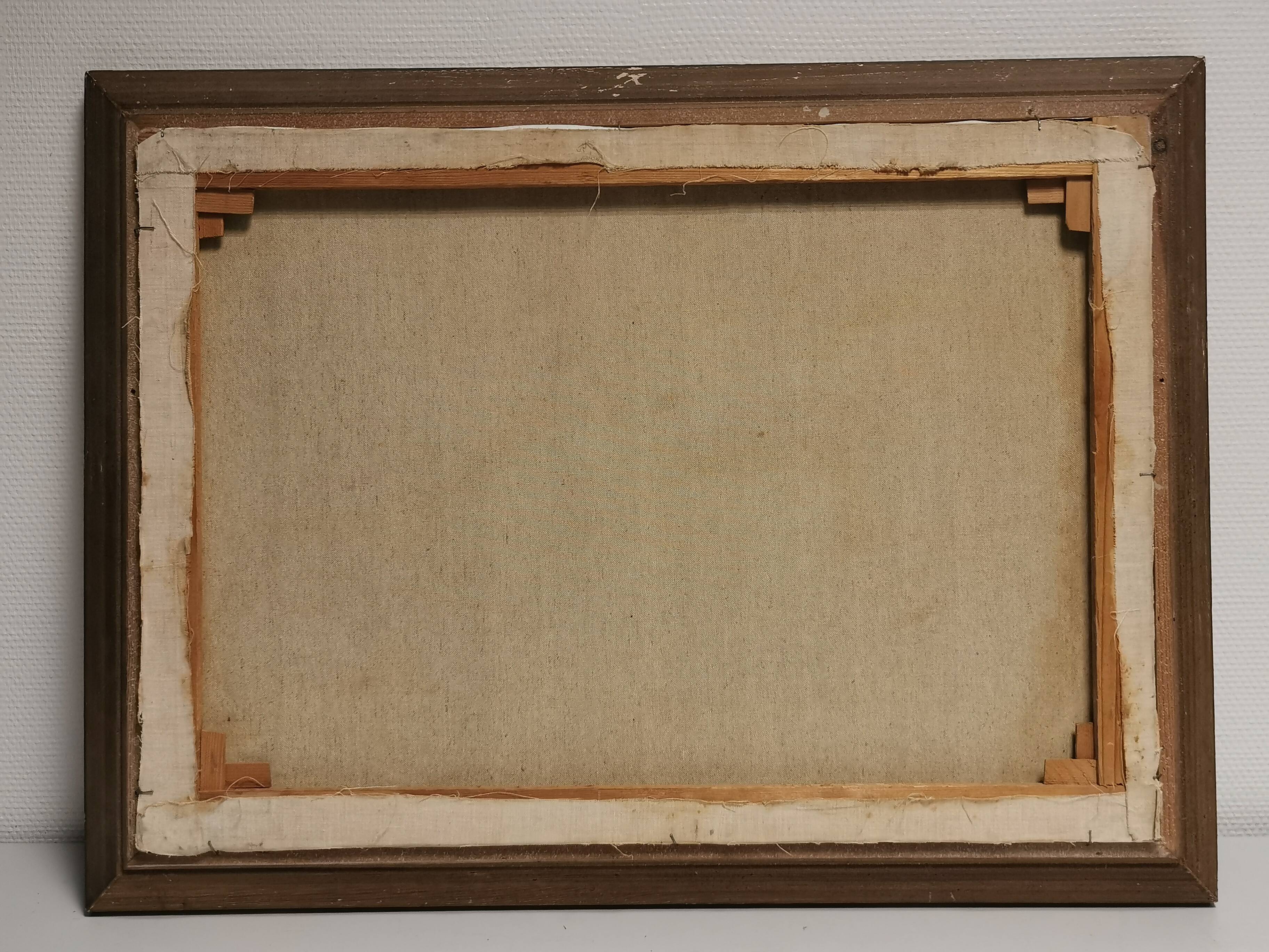 Oil on canvas by Guido Hanset 1967