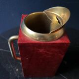 Aldo Tura red mixing pitcher with mixing spoon, Italy 1970s