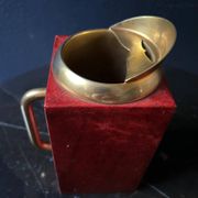 Aldo Tura red mixing pitcher with mixing spoon, Italy 1970s