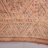 Large Vintage Beni Mguild Rug 221 x 452 cm - Old Moroccan Rug - Berber Rug