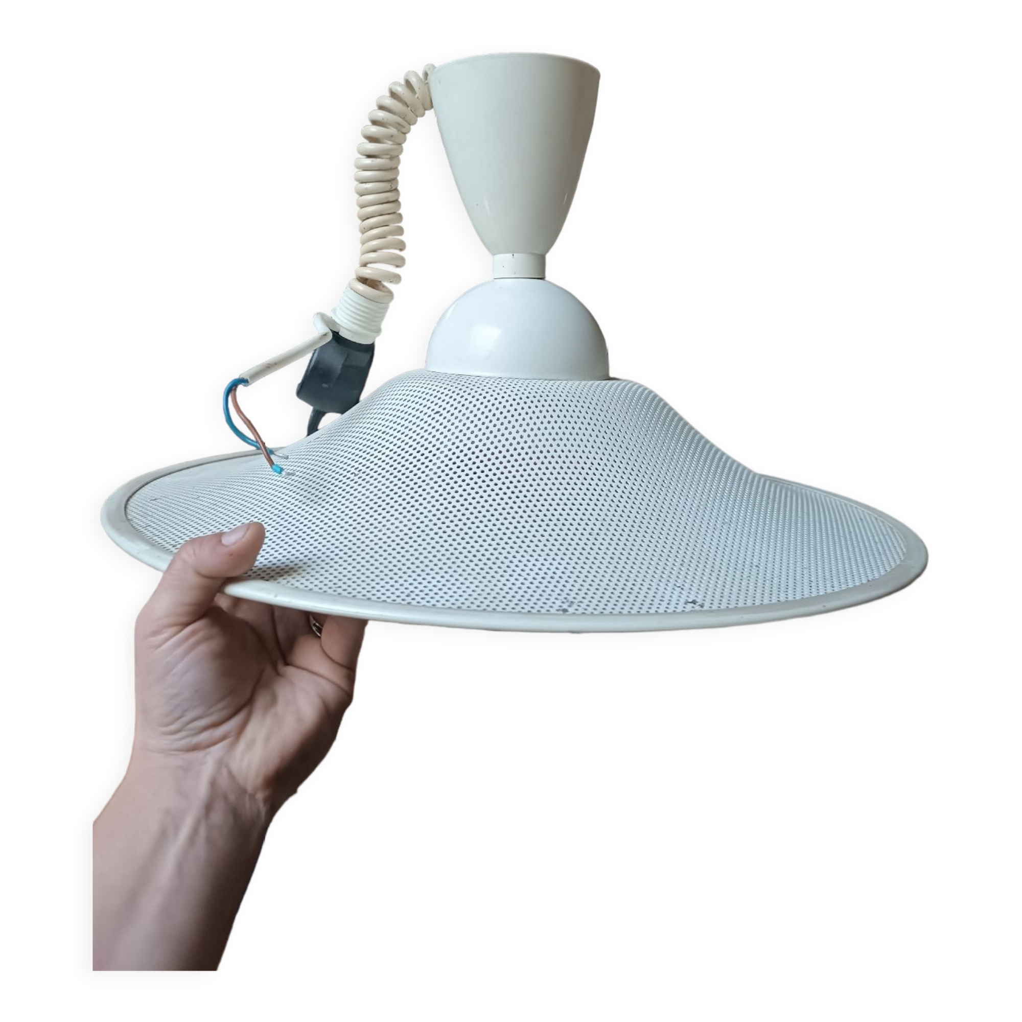 Retractable pendant lamp