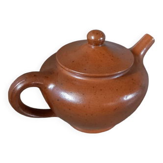 Old stoneware teapot