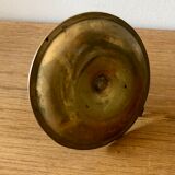 Brass hand candle holder