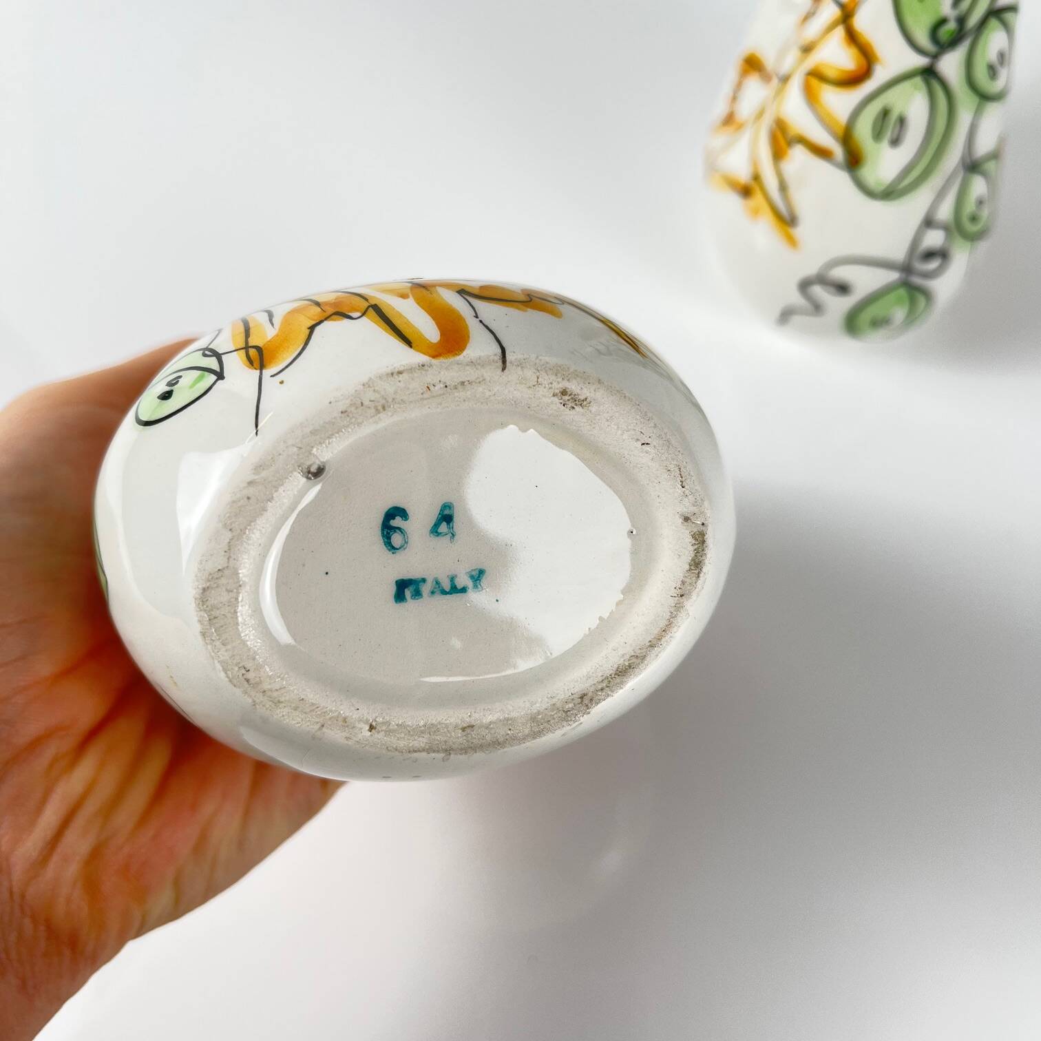 Oil, vinegar, salt & pepper set – Italy, 1950s, MCM