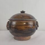 Stoneware soup tureen Jean Michel Doix / Puisaye