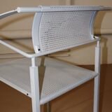 Vintage ‘Carrè VI’ metal arm chairs by Fly Line Italy 1990s