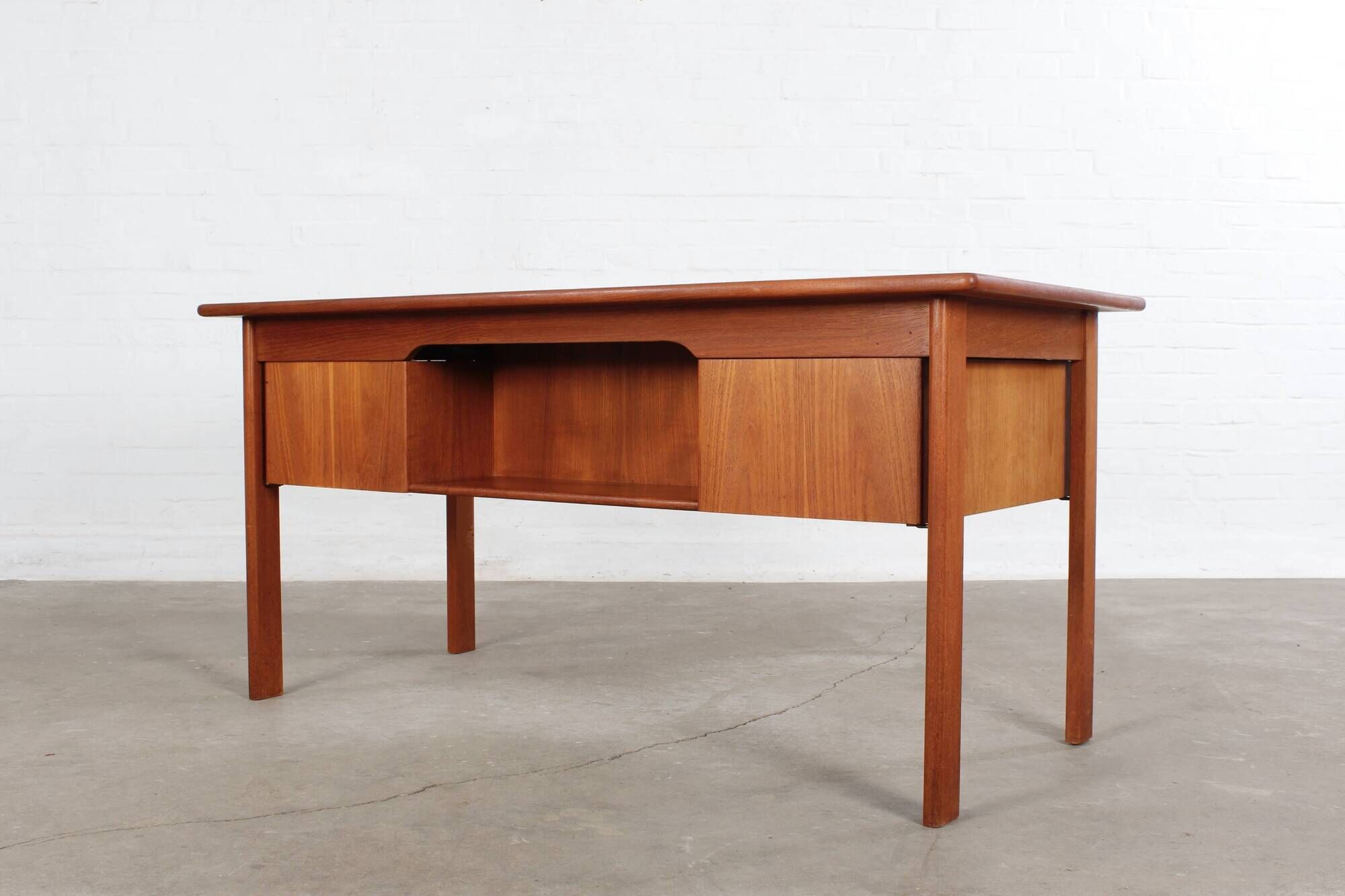 Danish teak desk by Imha Møbler Danish design