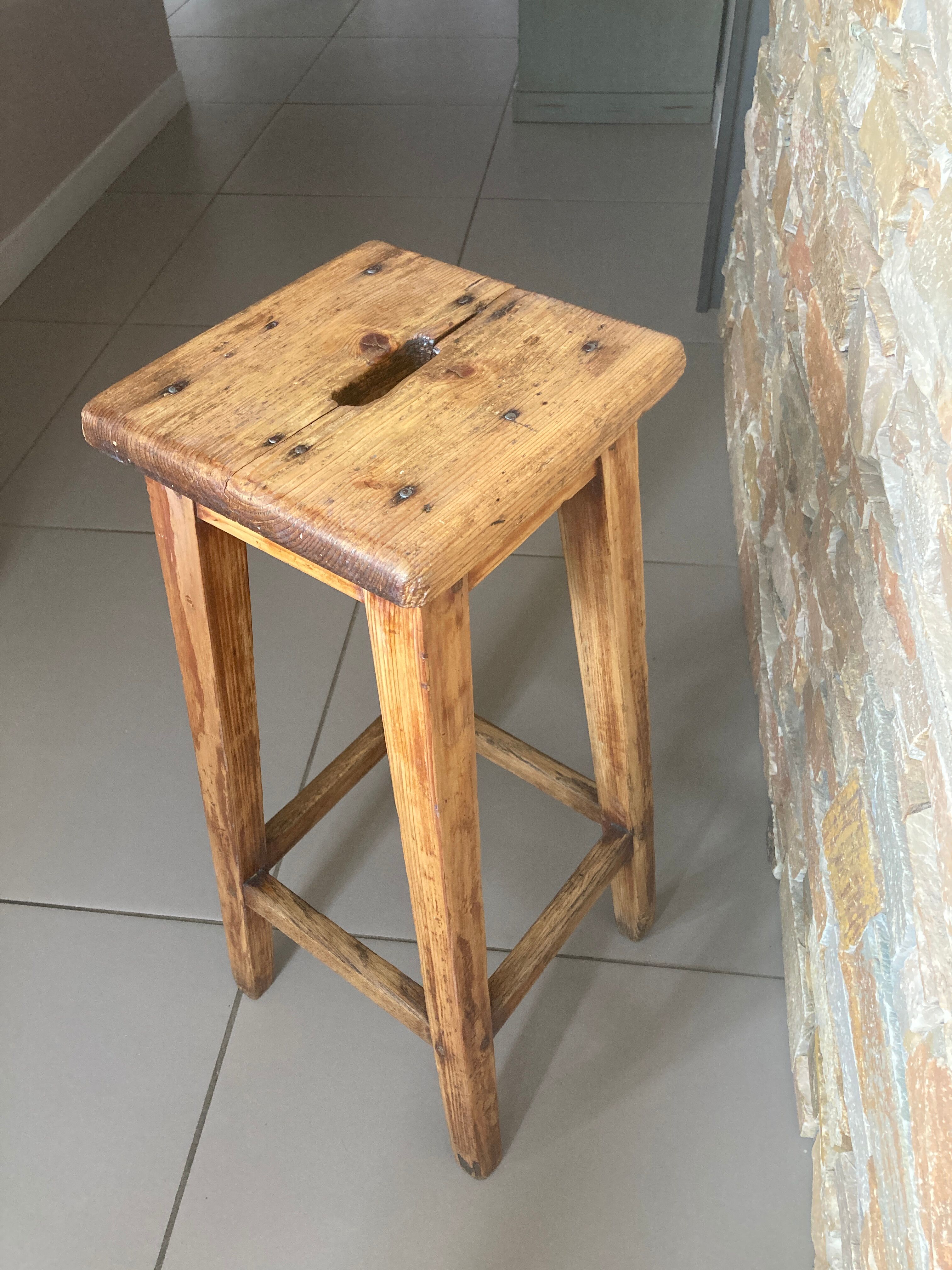 Wooden stool