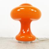 Vintage opaline mushroom table lamp, 1970s