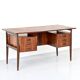 Bureau de direction danois du milieu du siècle en superbe palissandre. Vintage / Moderne / R