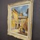 Spanish Village signed Diaz de la poue