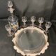 Art Nouveau enamelled glass liqueur service, early 20th century