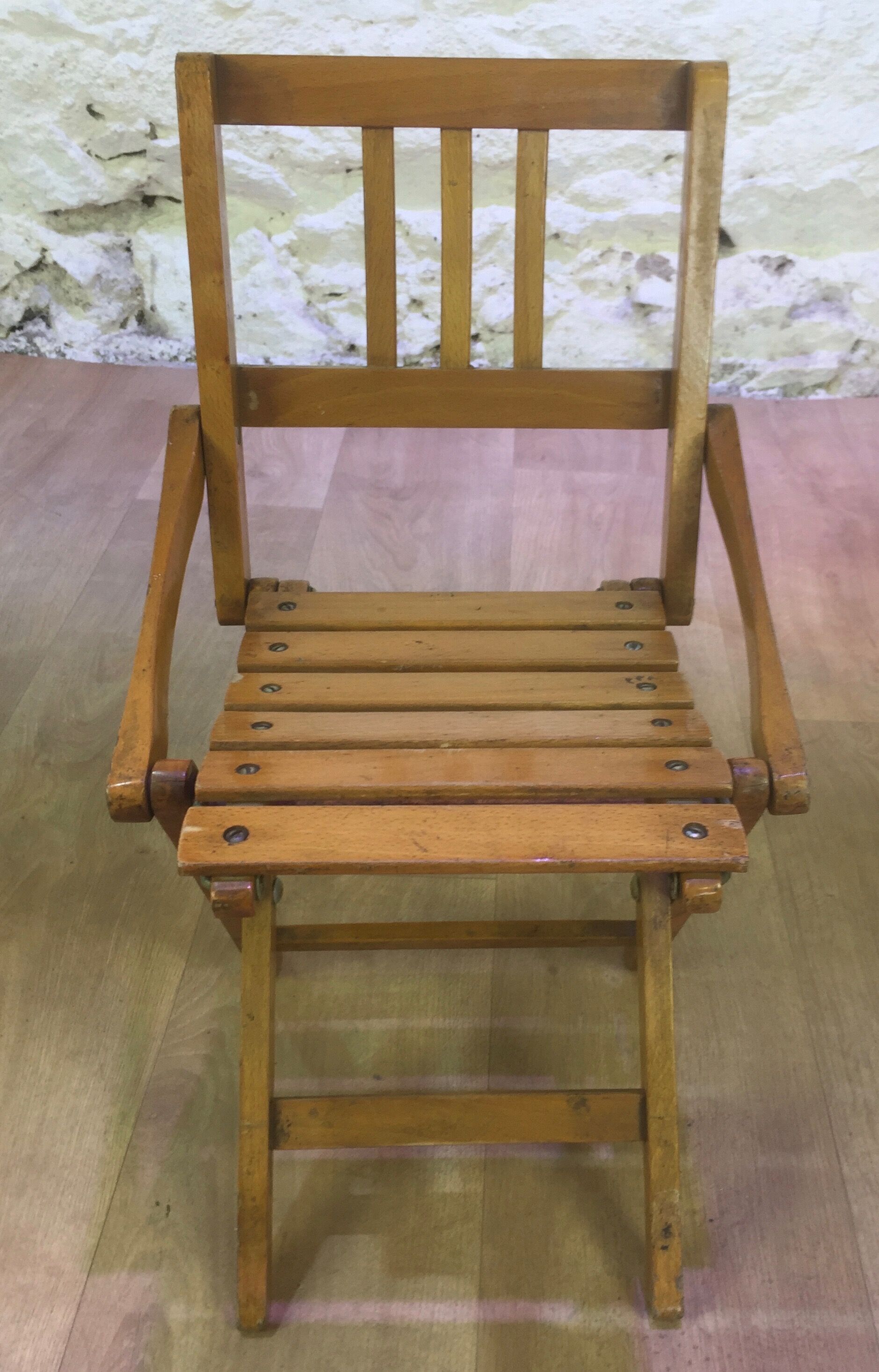 folding chair for children by fratelli reguitti, italy