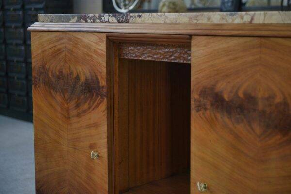 Art Deco Walnut Buffet, 1930s