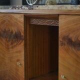 Art Deco Walnut Buffet, 1930s