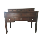 Bureau à gradin XlX ème en noyer