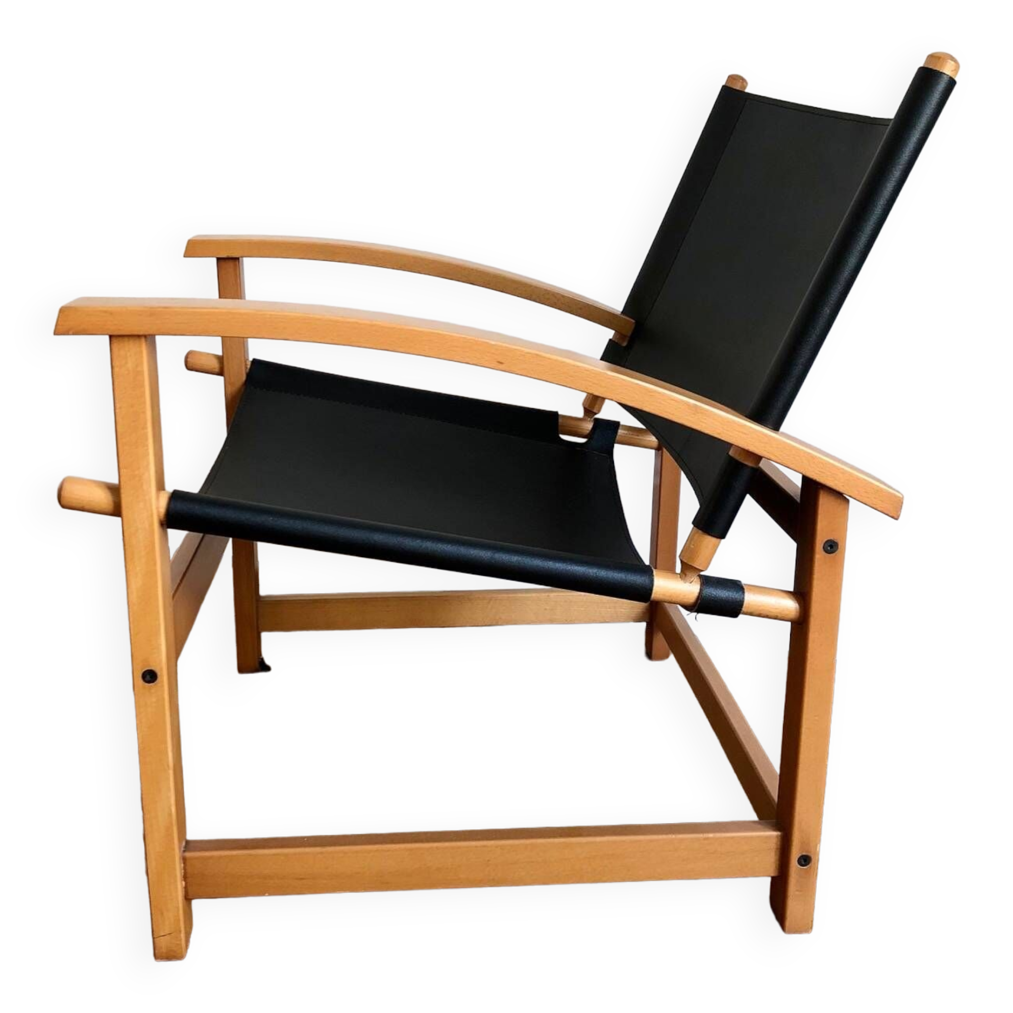 Fauteuil safari par Hyllinge Møbler Danemark, années 1970