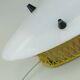 1950s SCONCE tele ambiance metal mesh with white acrylic shade