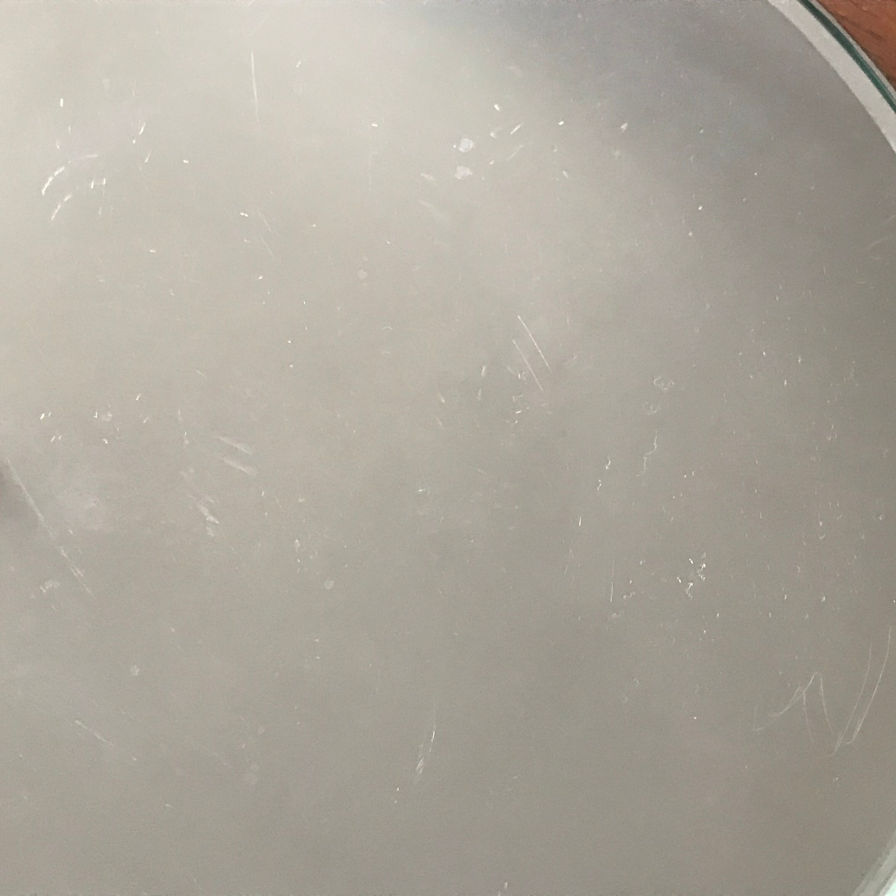 Under the vintage mirror dish