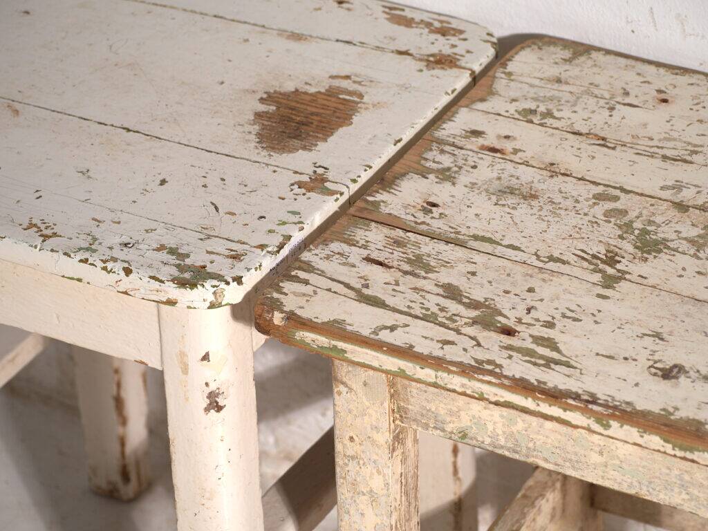 Antique pine bedside tables – Central Europe, circa 1940 #8