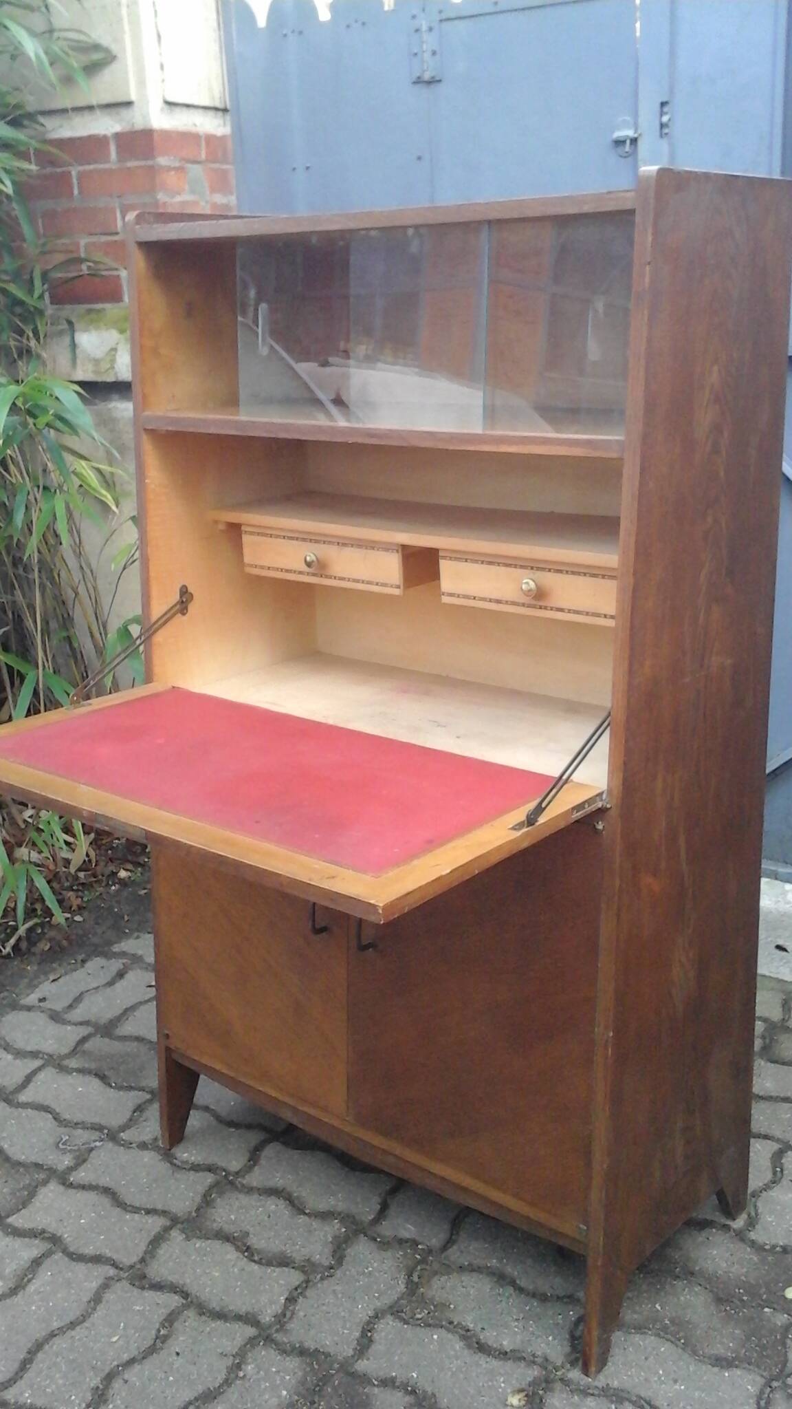 Vintage oak secretary 70