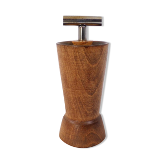 Vintage wooden pepper mill marlux brand made in France