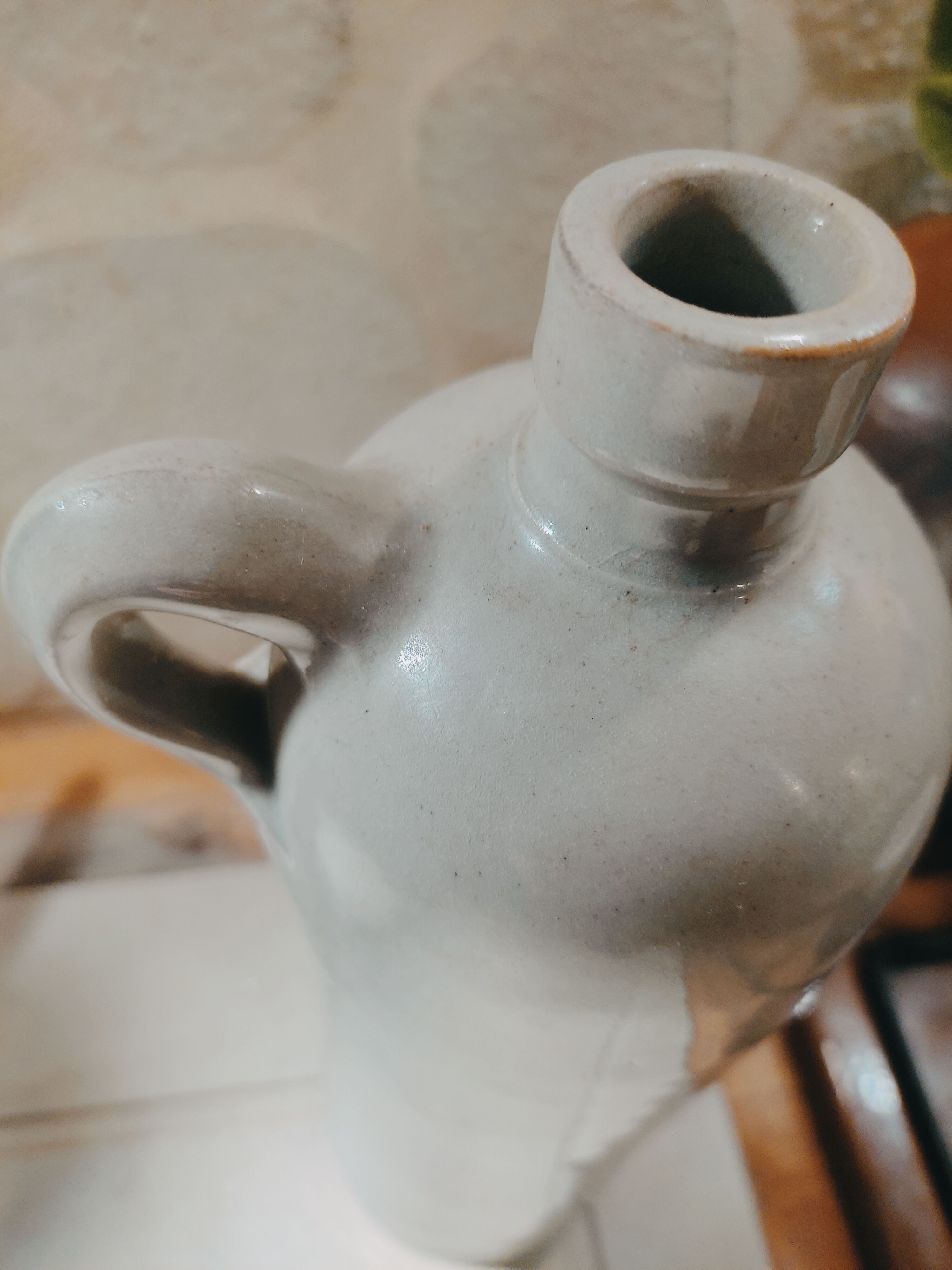 Beige sandstone bottle