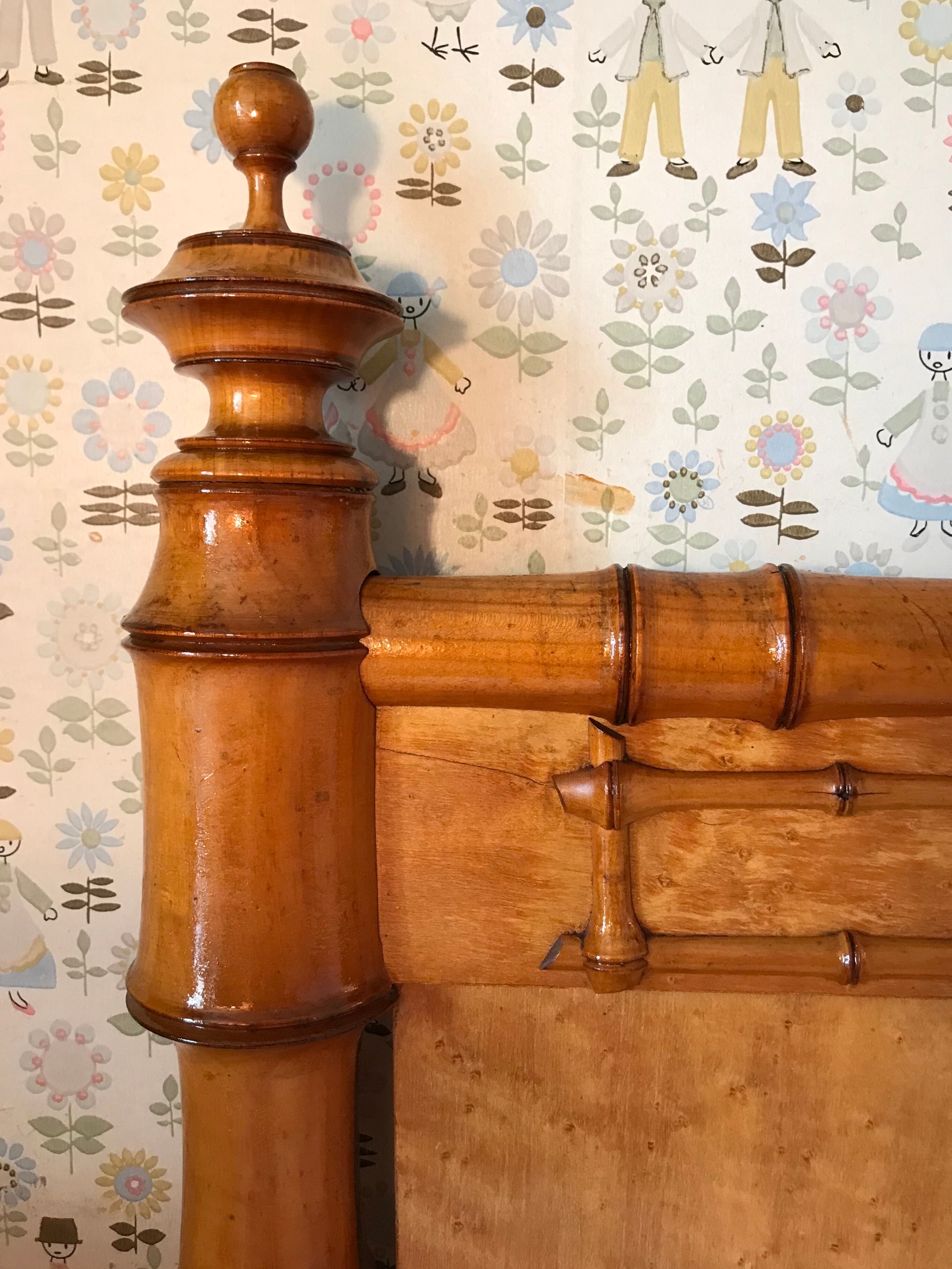 Bed bamboo collection circa 1870 Napoleon III