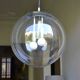 Lustre lampe suspension Doria Leuchten West Germany 1960