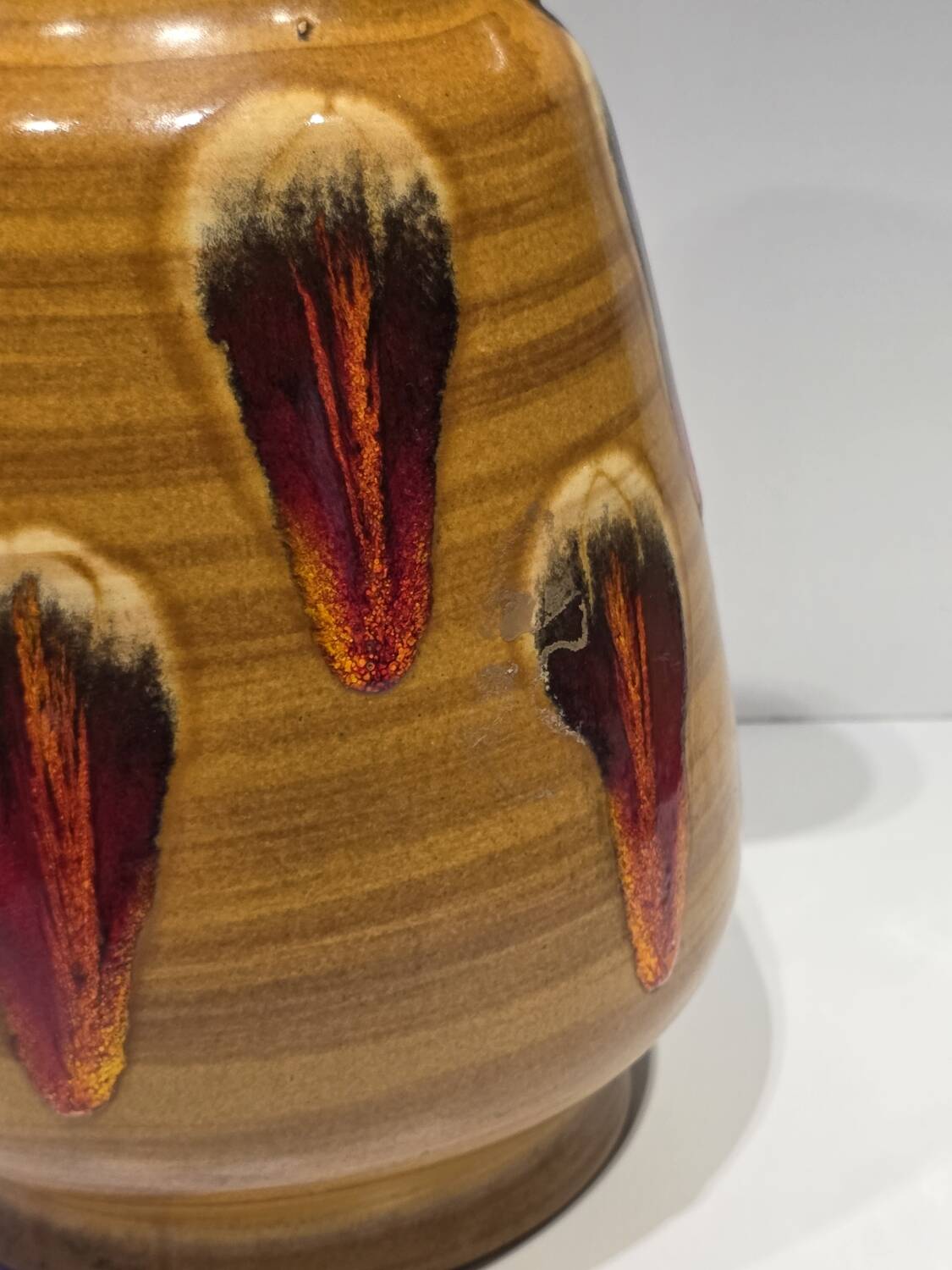 Large ceramic vase St Clément (Luneville)