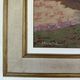 Vintage village landscape painting – Oil on canvas signed – 1960s-70s