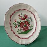 Decorative collection plate earthenware Est France St Clément