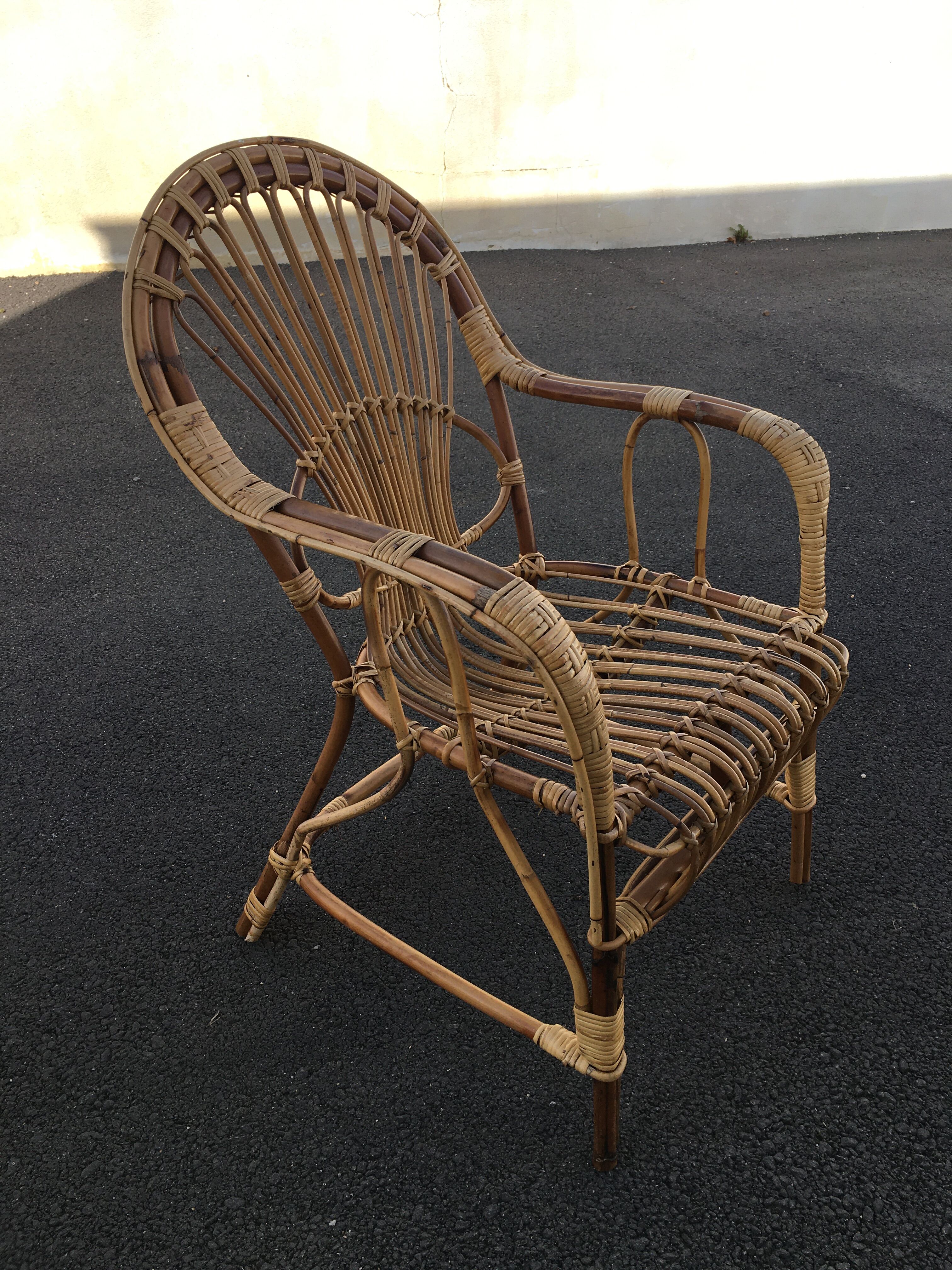 Vintage rattan chair