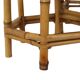 Vintage Set of 3 Bamboo and Rattan Side Tables / Nesting Tables – Boho Styl