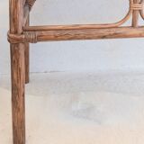 Rattan side table