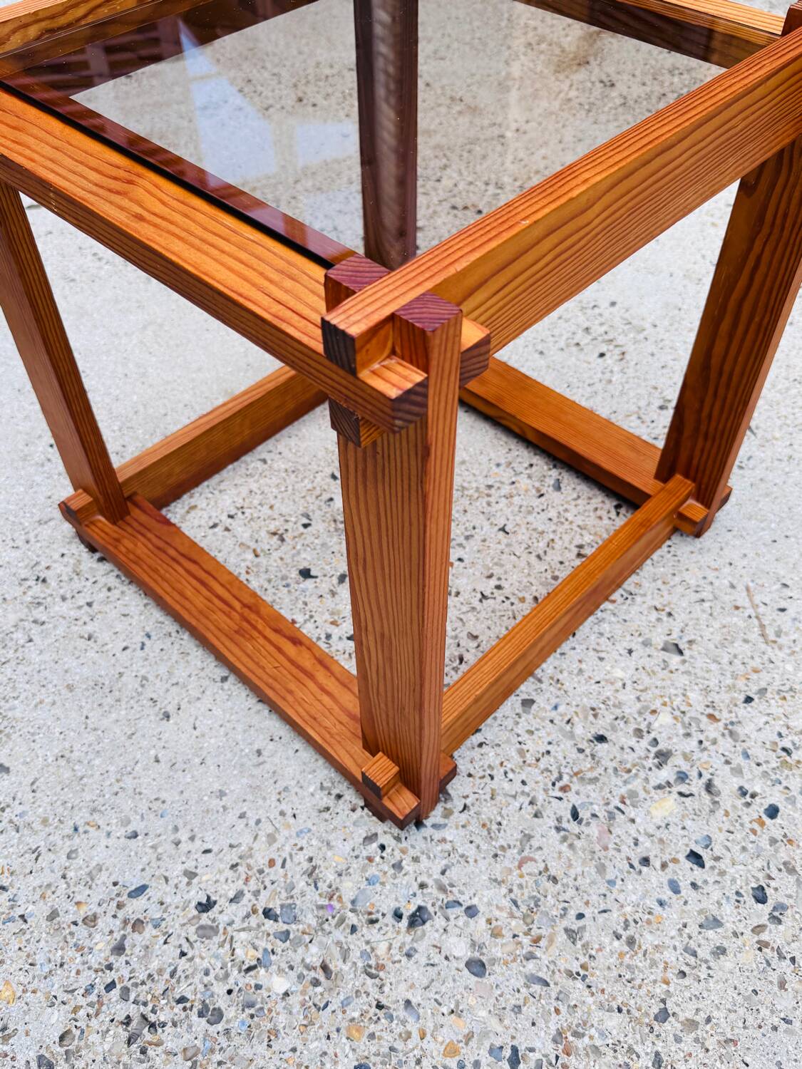 Vintage 70s coffee table, side table