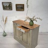 Parisian buffet in patinated wood, circa 1930.