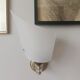 Pair of vintage scroll wall lights