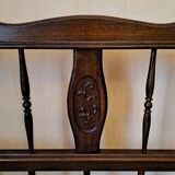 Solid wood Provençal bed 140 x 190