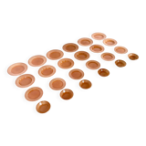 24-Piece Earthenware Dinner Set "Margherita" by Antonia Campi for Laveno