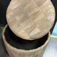 Pouf repose pieds en cuir De Sede