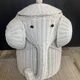 Vintage elephant laundry basket in rattan and wicker