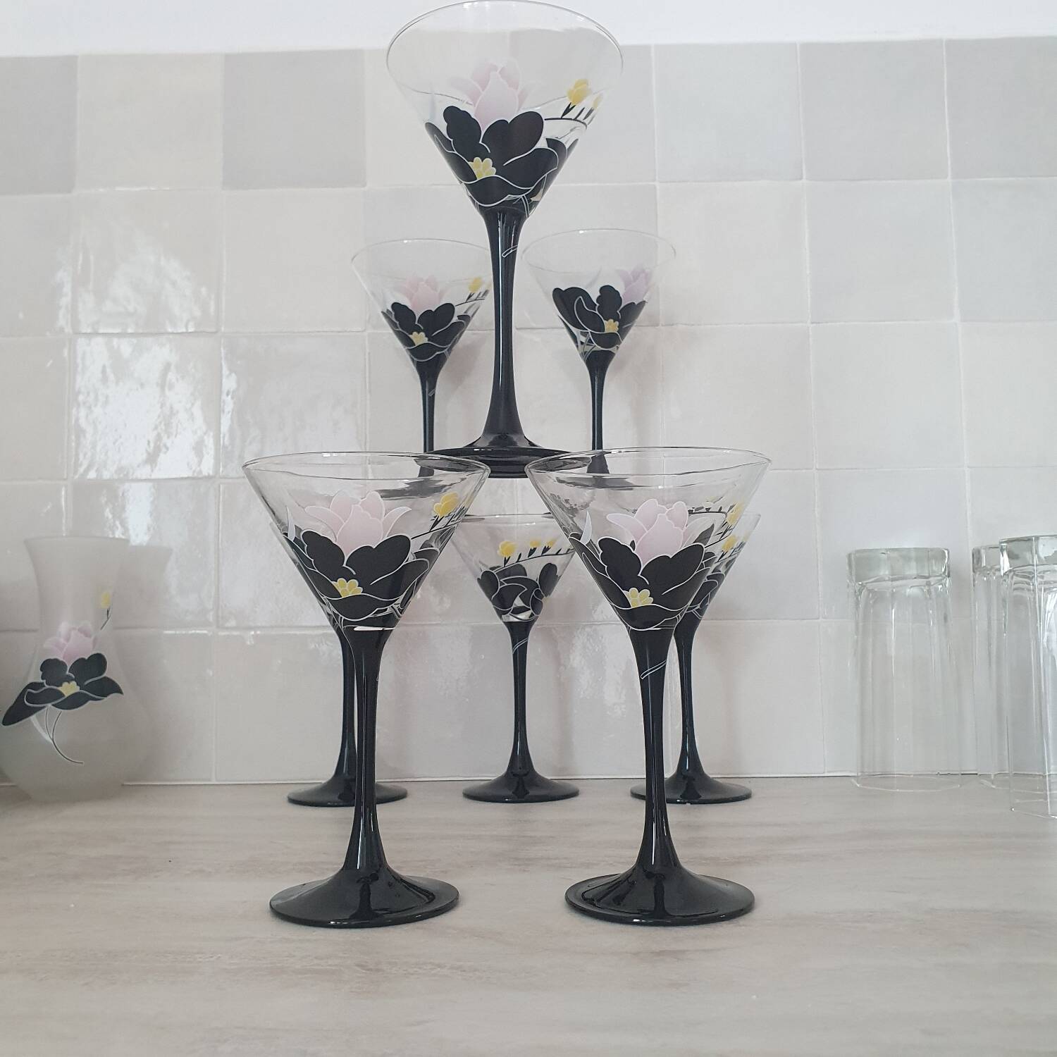 Luminarc Anais cocktail glasses