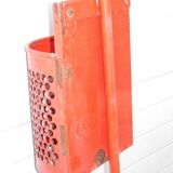 Industrial vintage metal community trash can