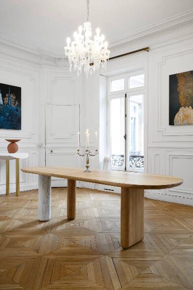 Maho dining table from Caroline Andreoni Maison.