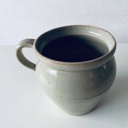 Antique glazed terracotta jug
